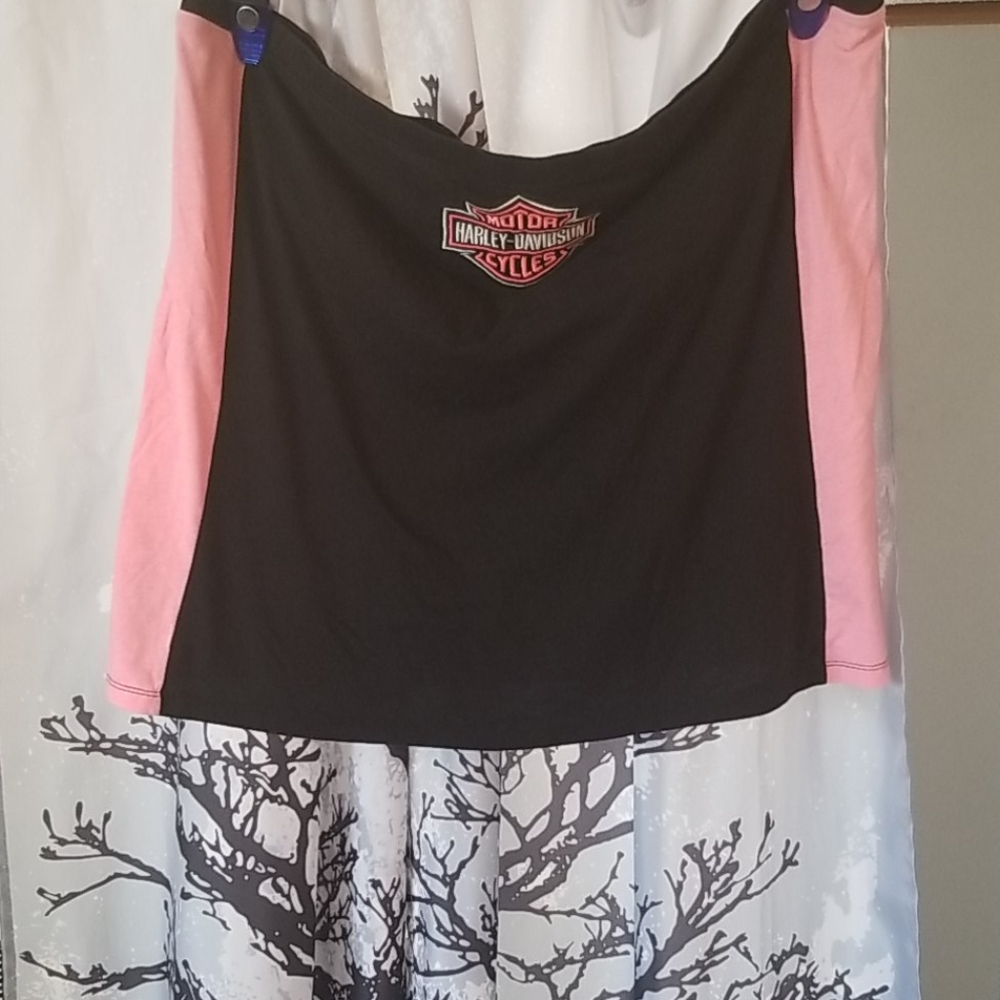 Strapless Harley top